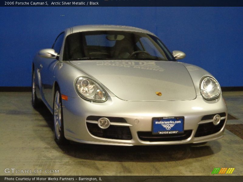 Arctic Silver Metallic / Black 2006 Porsche Cayman S