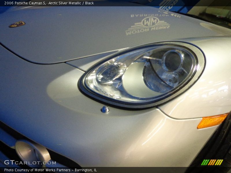 Arctic Silver Metallic / Black 2006 Porsche Cayman S