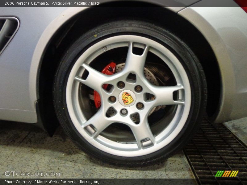 Arctic Silver Metallic / Black 2006 Porsche Cayman S