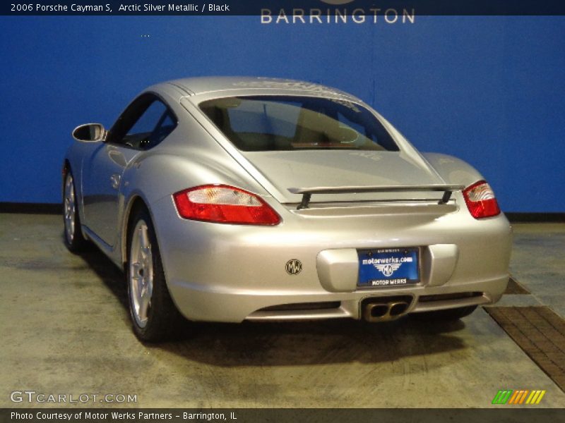 Arctic Silver Metallic / Black 2006 Porsche Cayman S