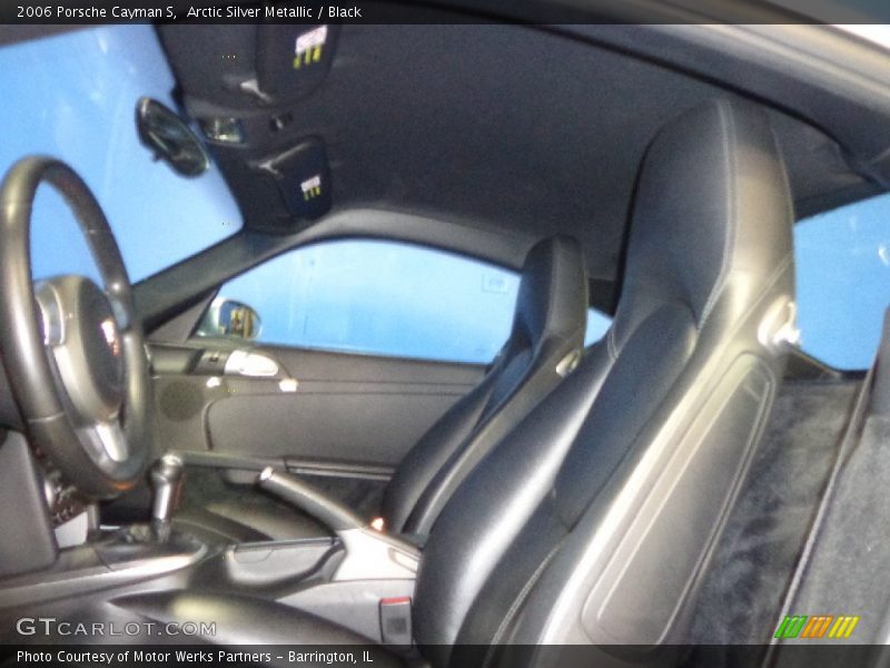 Arctic Silver Metallic / Black 2006 Porsche Cayman S