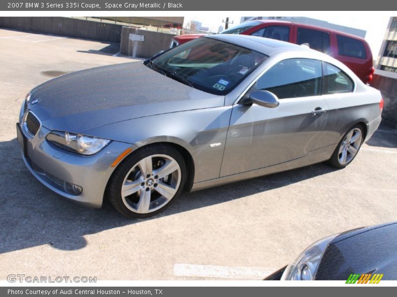 Space Gray Metallic / Black 2007 BMW 3 Series 335i Coupe