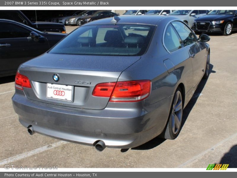 Space Gray Metallic / Black 2007 BMW 3 Series 335i Coupe