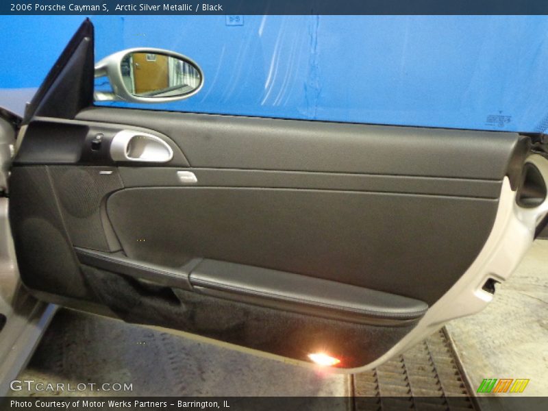 Arctic Silver Metallic / Black 2006 Porsche Cayman S