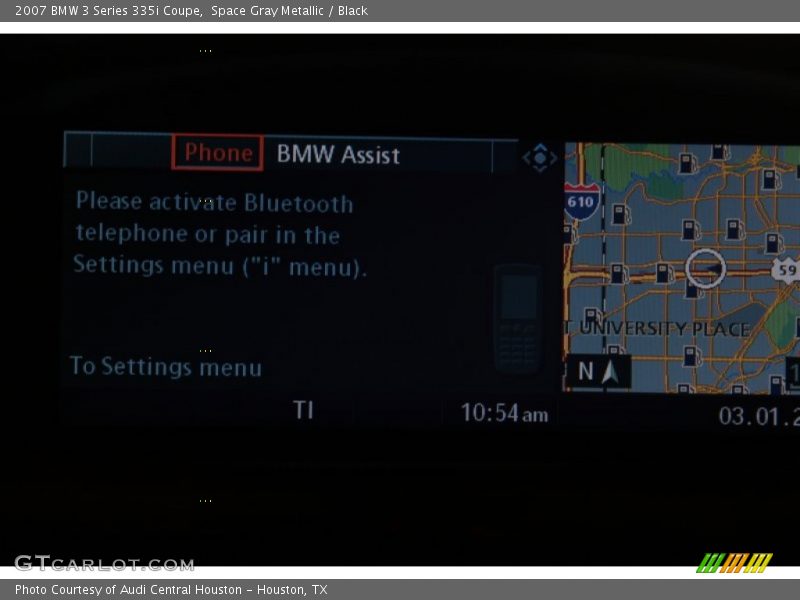 Space Gray Metallic / Black 2007 BMW 3 Series 335i Coupe