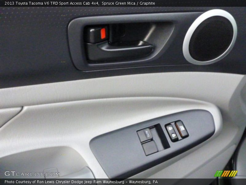Spruce Green Mica / Graphite 2013 Toyota Tacoma V6 TRD Sport Access Cab 4x4