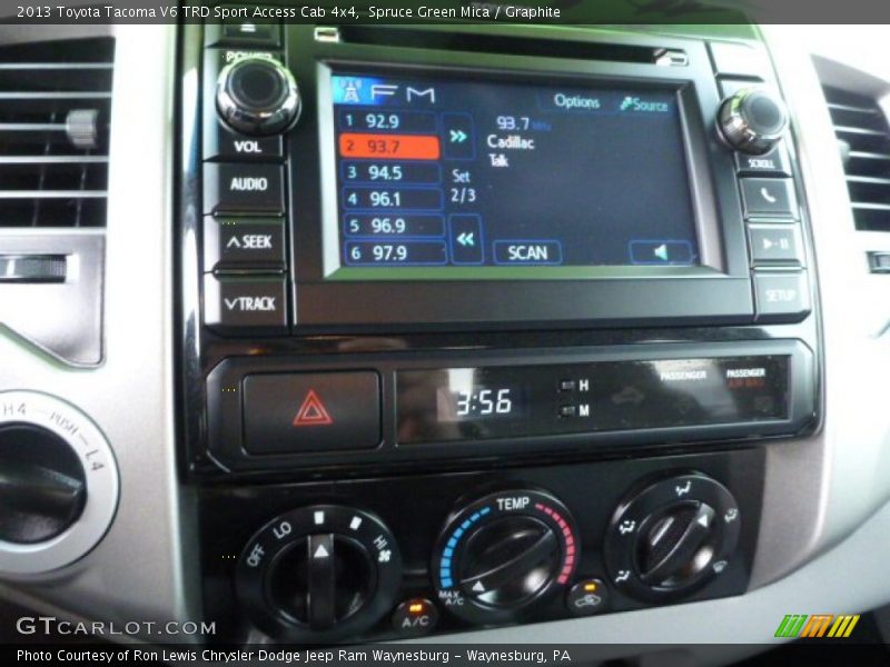 Spruce Green Mica / Graphite 2013 Toyota Tacoma V6 TRD Sport Access Cab 4x4