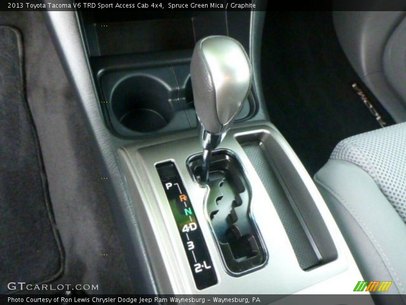 Spruce Green Mica / Graphite 2013 Toyota Tacoma V6 TRD Sport Access Cab 4x4