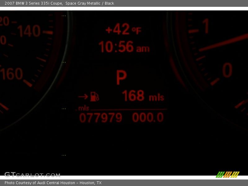 Space Gray Metallic / Black 2007 BMW 3 Series 335i Coupe