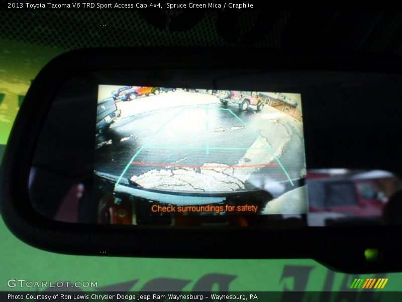 Spruce Green Mica / Graphite 2013 Toyota Tacoma V6 TRD Sport Access Cab 4x4