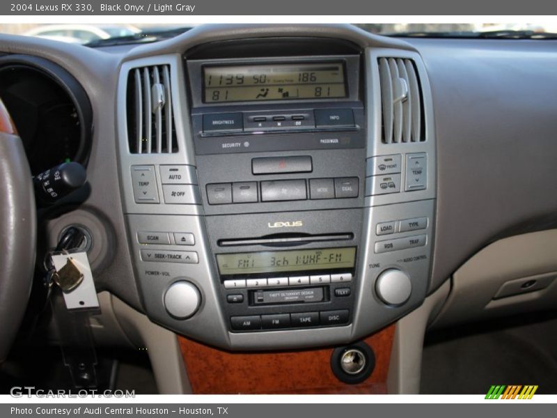 Black Onyx / Light Gray 2004 Lexus RX 330