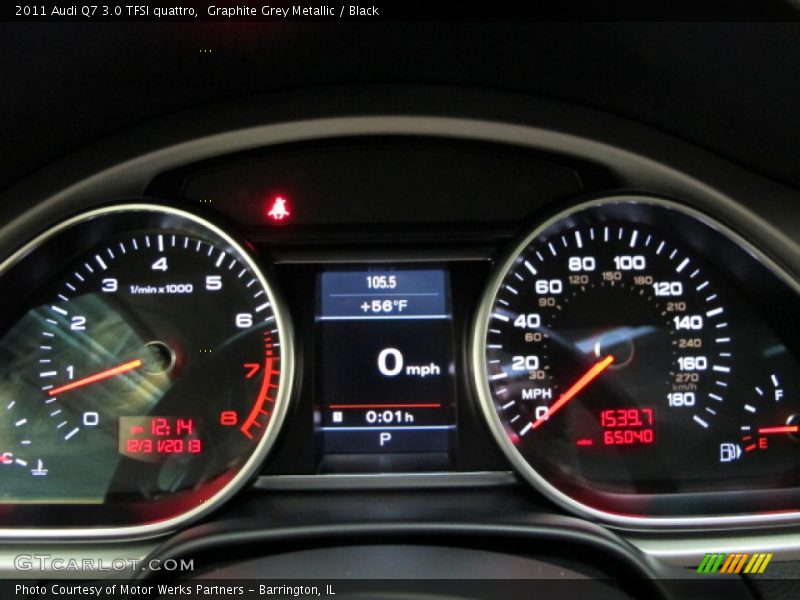 Graphite Grey Metallic / Black 2011 Audi Q7 3.0 TFSI quattro