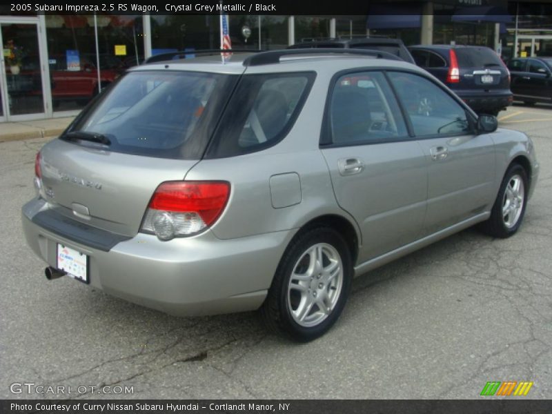 Crystal Grey Metallic / Black 2005 Subaru Impreza 2.5 RS Wagon