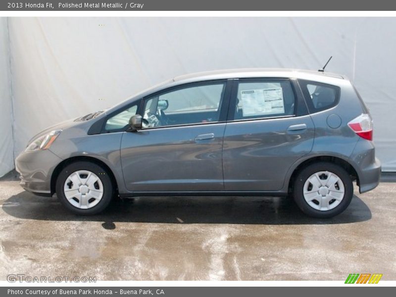 Polished Metal Metallic / Gray 2013 Honda Fit