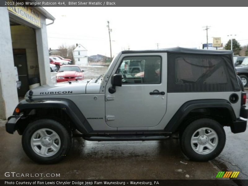 Billet Silver Metallic / Black 2013 Jeep Wrangler Rubicon 4x4