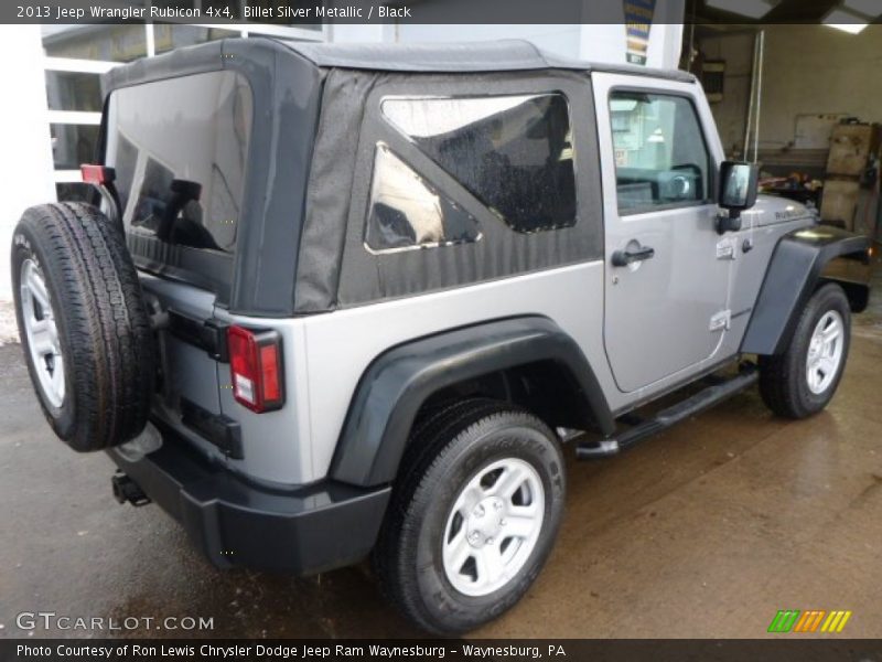 Billet Silver Metallic / Black 2013 Jeep Wrangler Rubicon 4x4