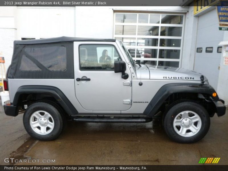 Billet Silver Metallic / Black 2013 Jeep Wrangler Rubicon 4x4