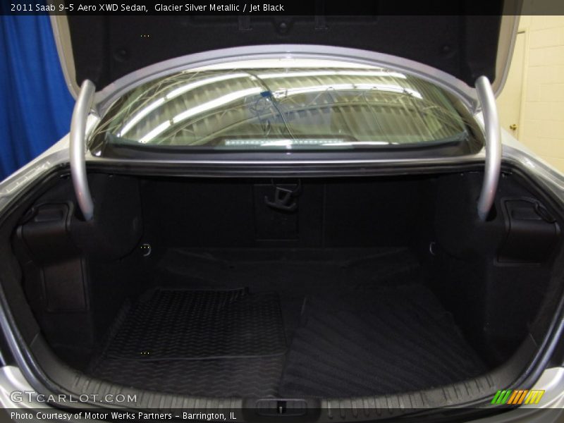 Glacier Silver Metallic / Jet Black 2011 Saab 9-5 Aero XWD Sedan