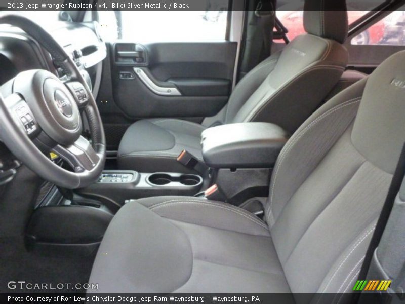 Billet Silver Metallic / Black 2013 Jeep Wrangler Rubicon 4x4