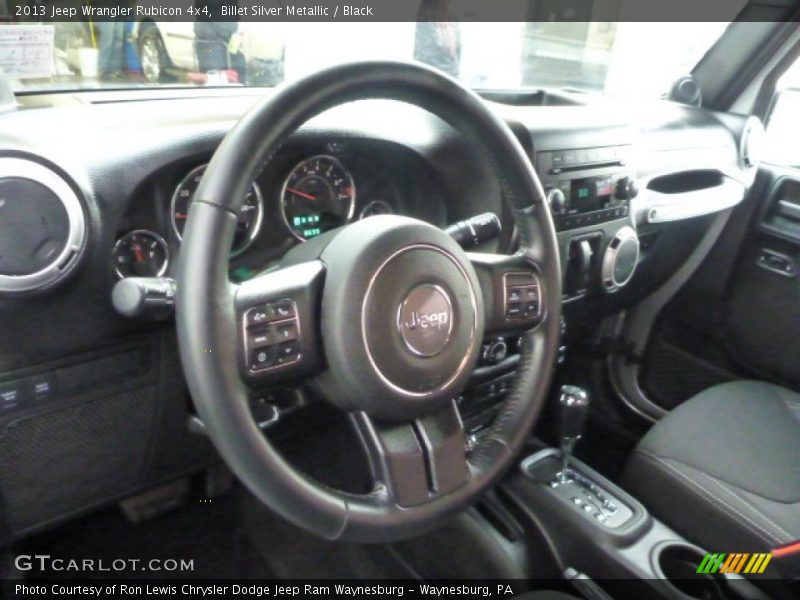 Billet Silver Metallic / Black 2013 Jeep Wrangler Rubicon 4x4