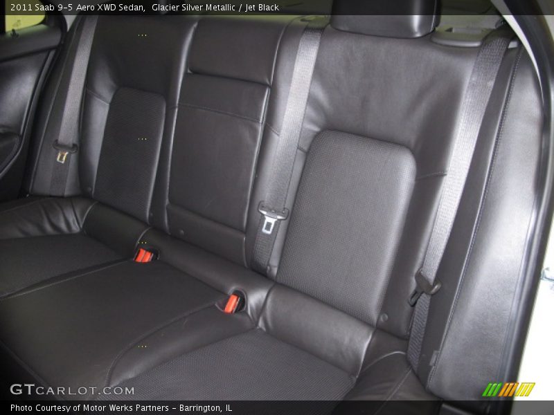 Glacier Silver Metallic / Jet Black 2011 Saab 9-5 Aero XWD Sedan