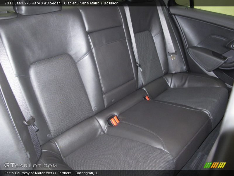 Glacier Silver Metallic / Jet Black 2011 Saab 9-5 Aero XWD Sedan