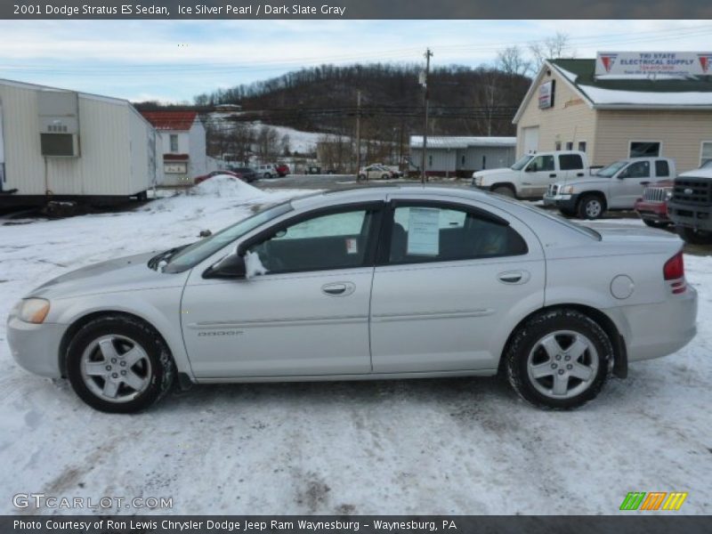 Ice Silver Pearl / Dark Slate Gray 2001 Dodge Stratus ES Sedan