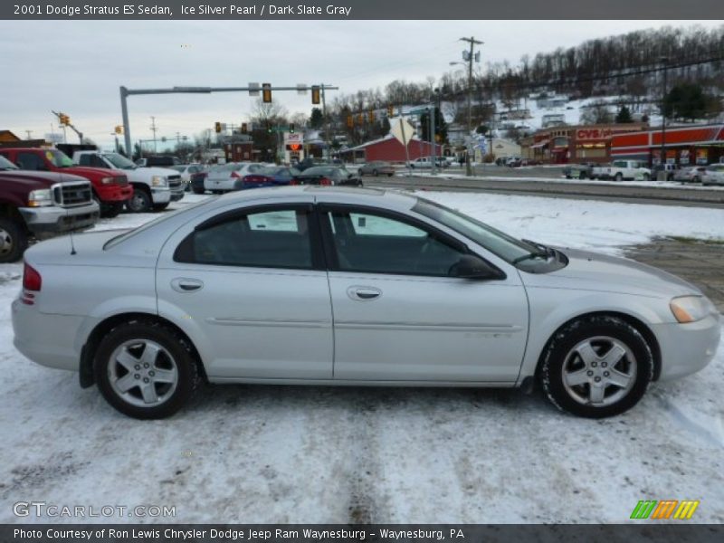 Ice Silver Pearl / Dark Slate Gray 2001 Dodge Stratus ES Sedan