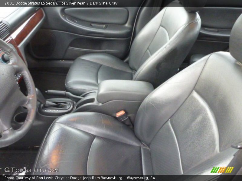 Ice Silver Pearl / Dark Slate Gray 2001 Dodge Stratus ES Sedan