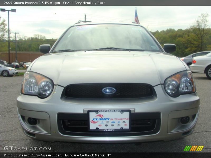 Crystal Grey Metallic / Black 2005 Subaru Impreza 2.5 RS Wagon