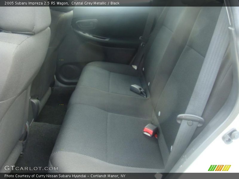Crystal Grey Metallic / Black 2005 Subaru Impreza 2.5 RS Wagon