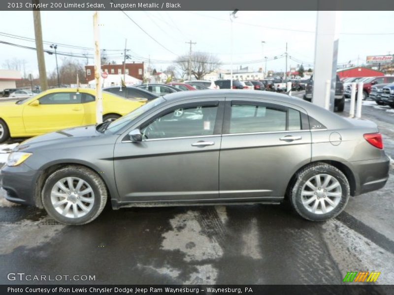 Tungsten Metallic / Black 2013 Chrysler 200 Limited Sedan