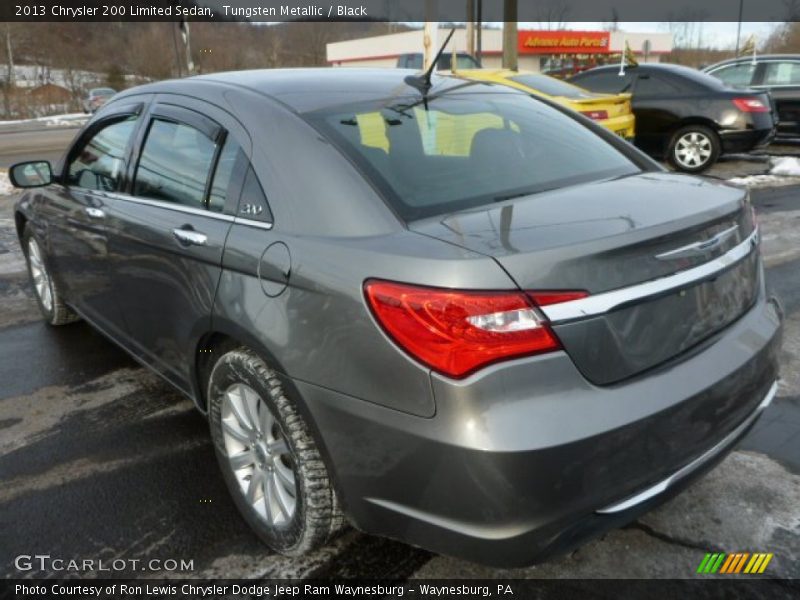 Tungsten Metallic / Black 2013 Chrysler 200 Limited Sedan