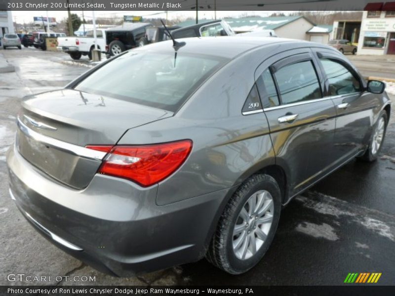 Tungsten Metallic / Black 2013 Chrysler 200 Limited Sedan