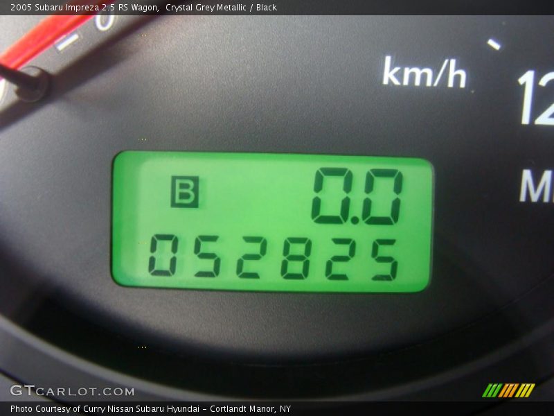 Crystal Grey Metallic / Black 2005 Subaru Impreza 2.5 RS Wagon