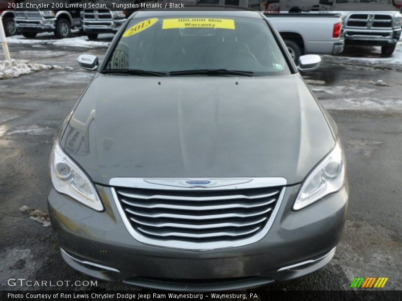 Tungsten Metallic / Black 2013 Chrysler 200 Limited Sedan