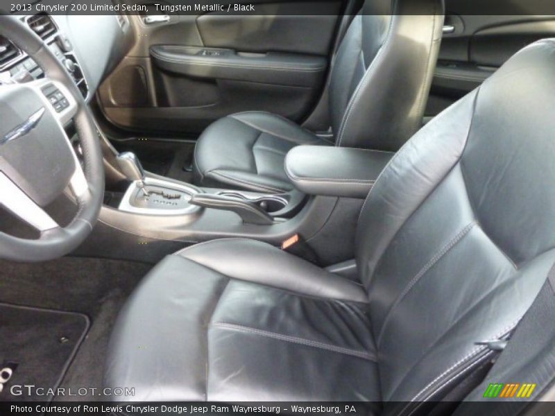 Tungsten Metallic / Black 2013 Chrysler 200 Limited Sedan