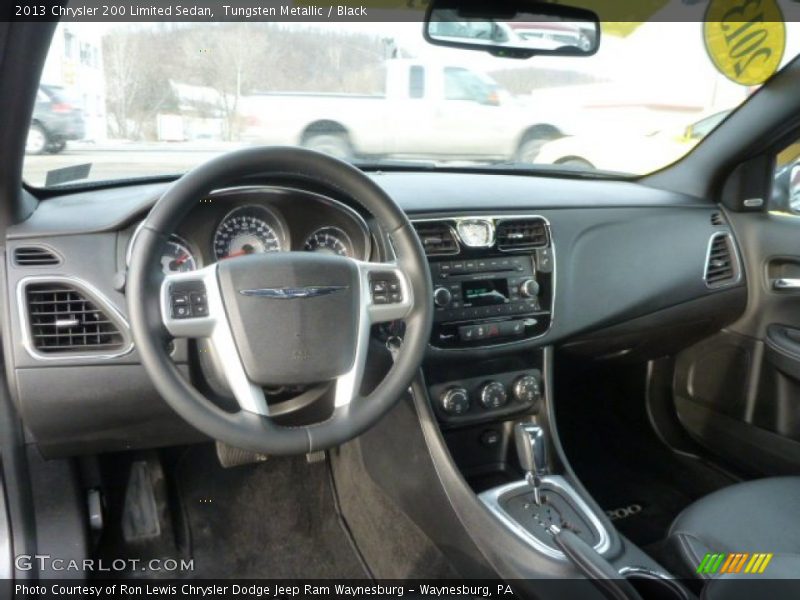Tungsten Metallic / Black 2013 Chrysler 200 Limited Sedan