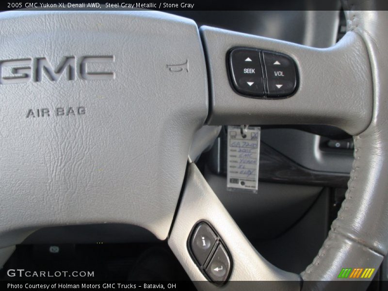 Steel Gray Metallic / Stone Gray 2005 GMC Yukon XL Denali AWD