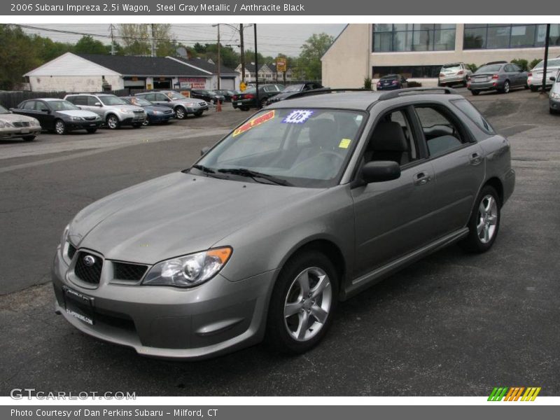 Steel Gray Metallic / Anthracite Black 2006 Subaru Impreza 2.5i Wagon