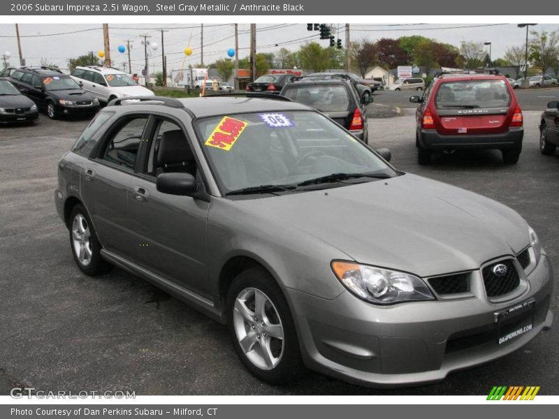 Steel Gray Metallic / Anthracite Black 2006 Subaru Impreza 2.5i Wagon