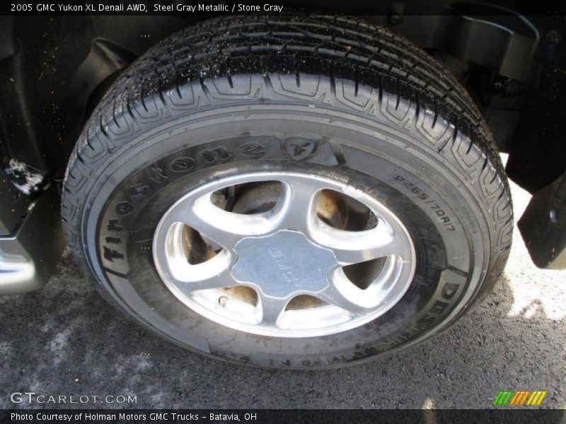 Steel Gray Metallic / Stone Gray 2005 GMC Yukon XL Denali AWD