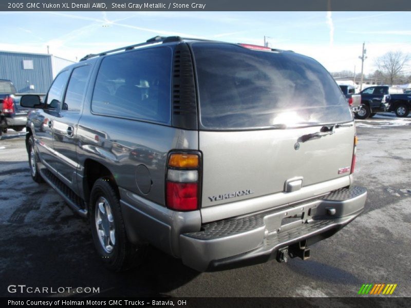 Steel Gray Metallic / Stone Gray 2005 GMC Yukon XL Denali AWD