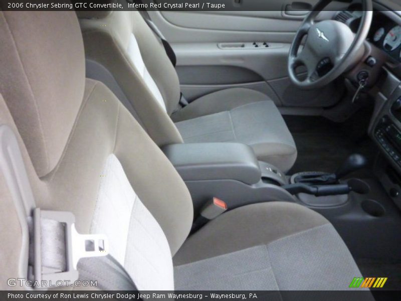 Inferno Red Crystal Pearl / Taupe 2006 Chrysler Sebring GTC Convertible