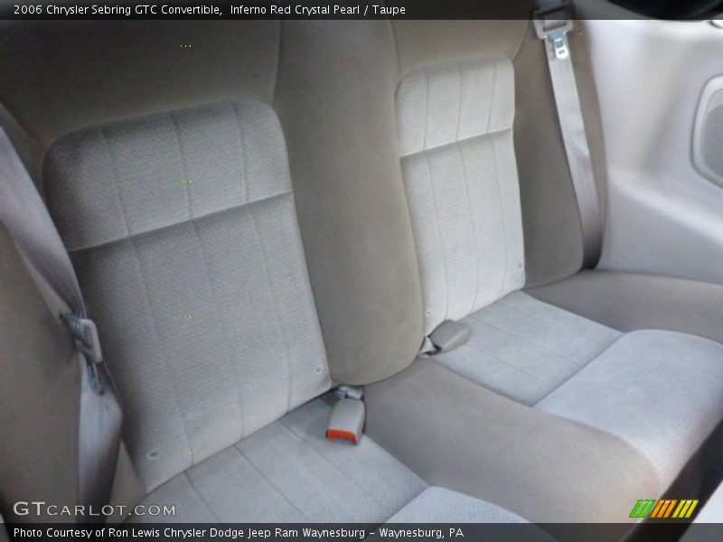 Inferno Red Crystal Pearl / Taupe 2006 Chrysler Sebring GTC Convertible
