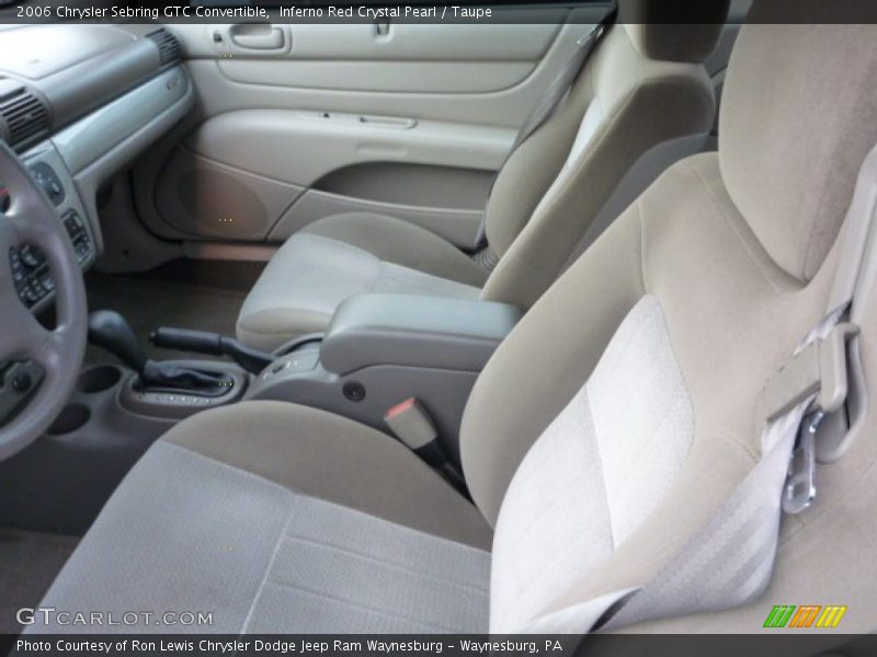 Inferno Red Crystal Pearl / Taupe 2006 Chrysler Sebring GTC Convertible