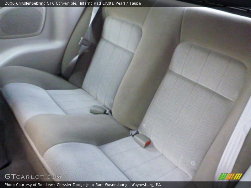 Inferno Red Crystal Pearl / Taupe 2006 Chrysler Sebring GTC Convertible