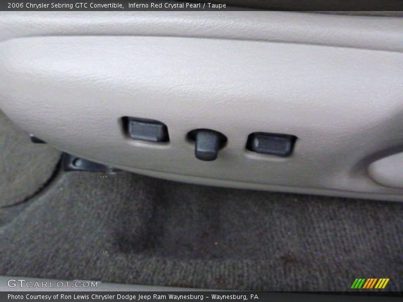 Inferno Red Crystal Pearl / Taupe 2006 Chrysler Sebring GTC Convertible