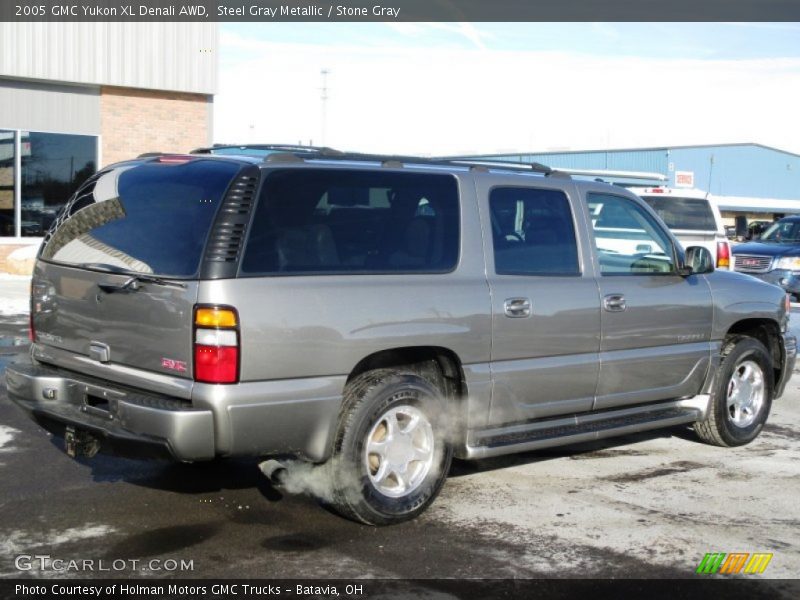 Steel Gray Metallic / Stone Gray 2005 GMC Yukon XL Denali AWD