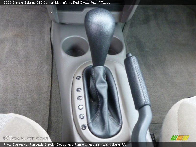 Inferno Red Crystal Pearl / Taupe 2006 Chrysler Sebring GTC Convertible